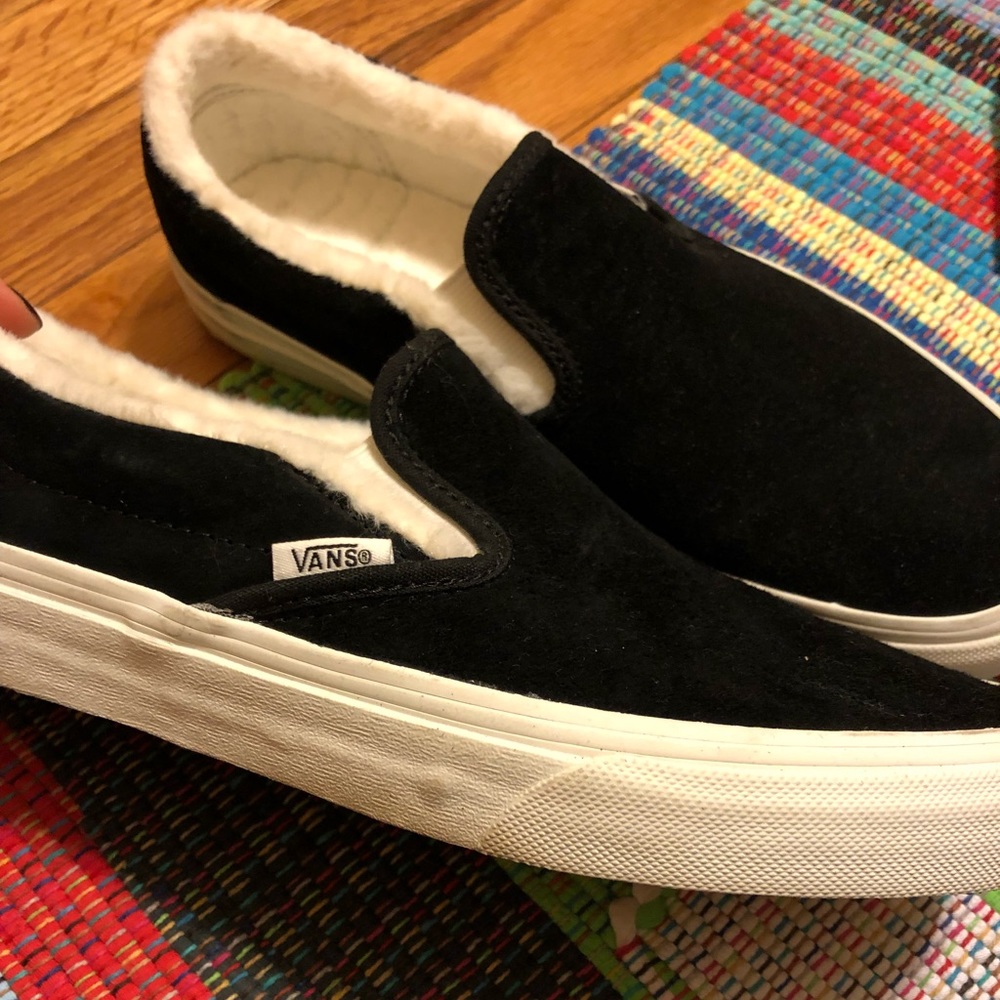 Vans Classic Slip-Ons, Fur-lined